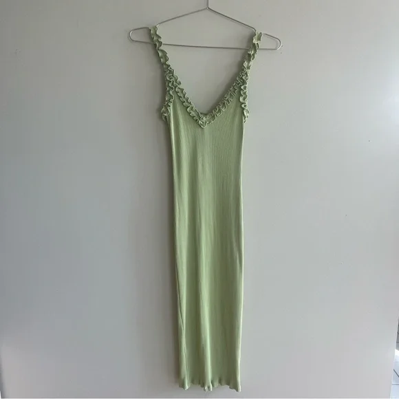 Aritzia Wilfred Free Halo Dress in Pistachio Pudding - Picture 7 of 15